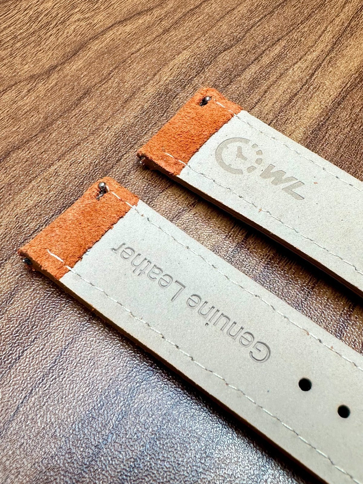 Grey Black Blue Red Purple Green Suede Leather Watch Strap Quick Release 20-22mm