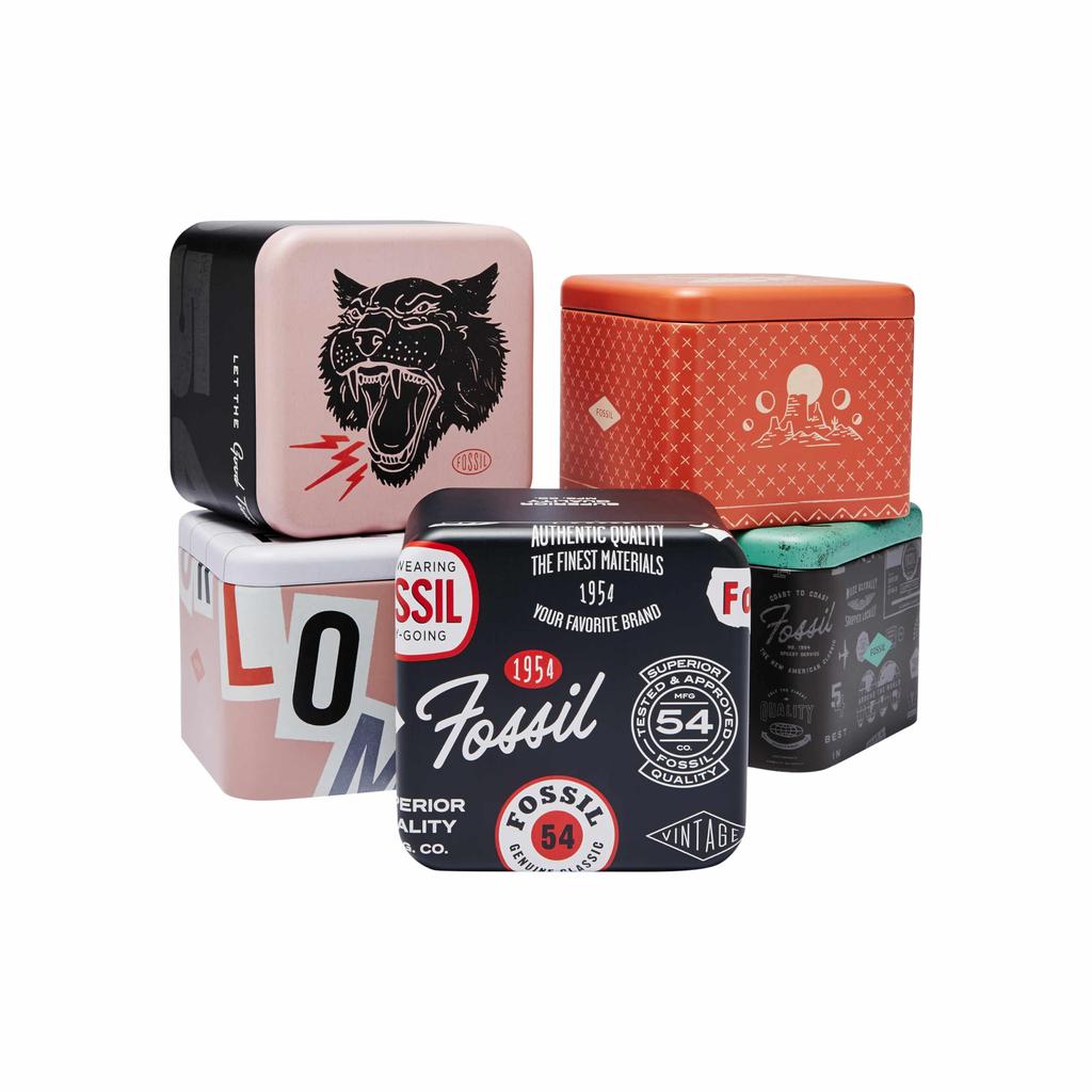 Reloj Fossil ES5353 Blue Dive de tres agujas con esfera azul y correa de acero plateado para mujer