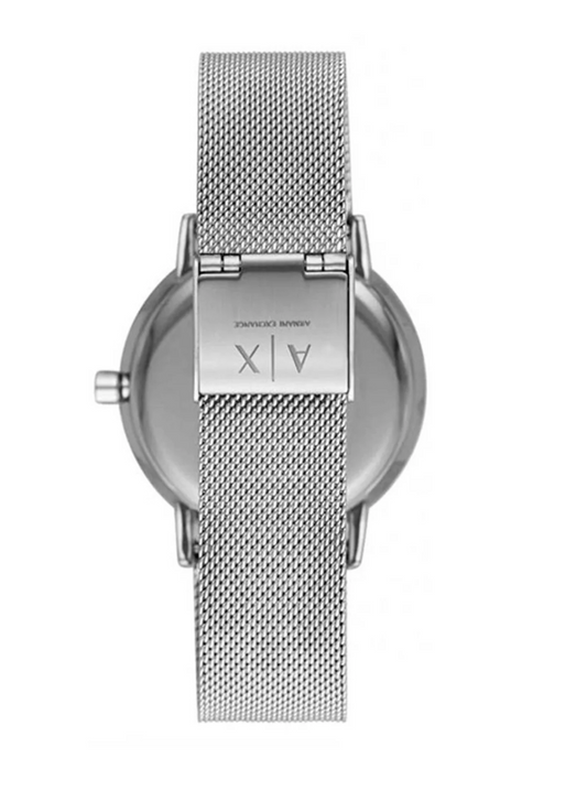ARMANI EXCHANGE AX7112 CAYDE SILVER STAINLESS STEEL WATCH