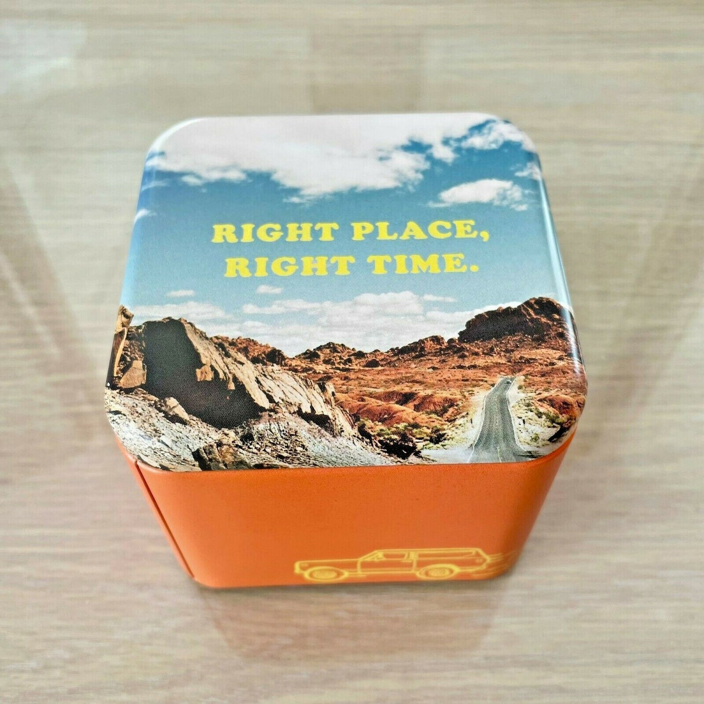 Genuine Fossil Tin Watch Storage Box + Manual