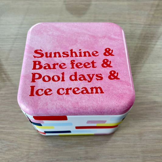 Genuine Fossil Tin Watch Storage Box + Manual