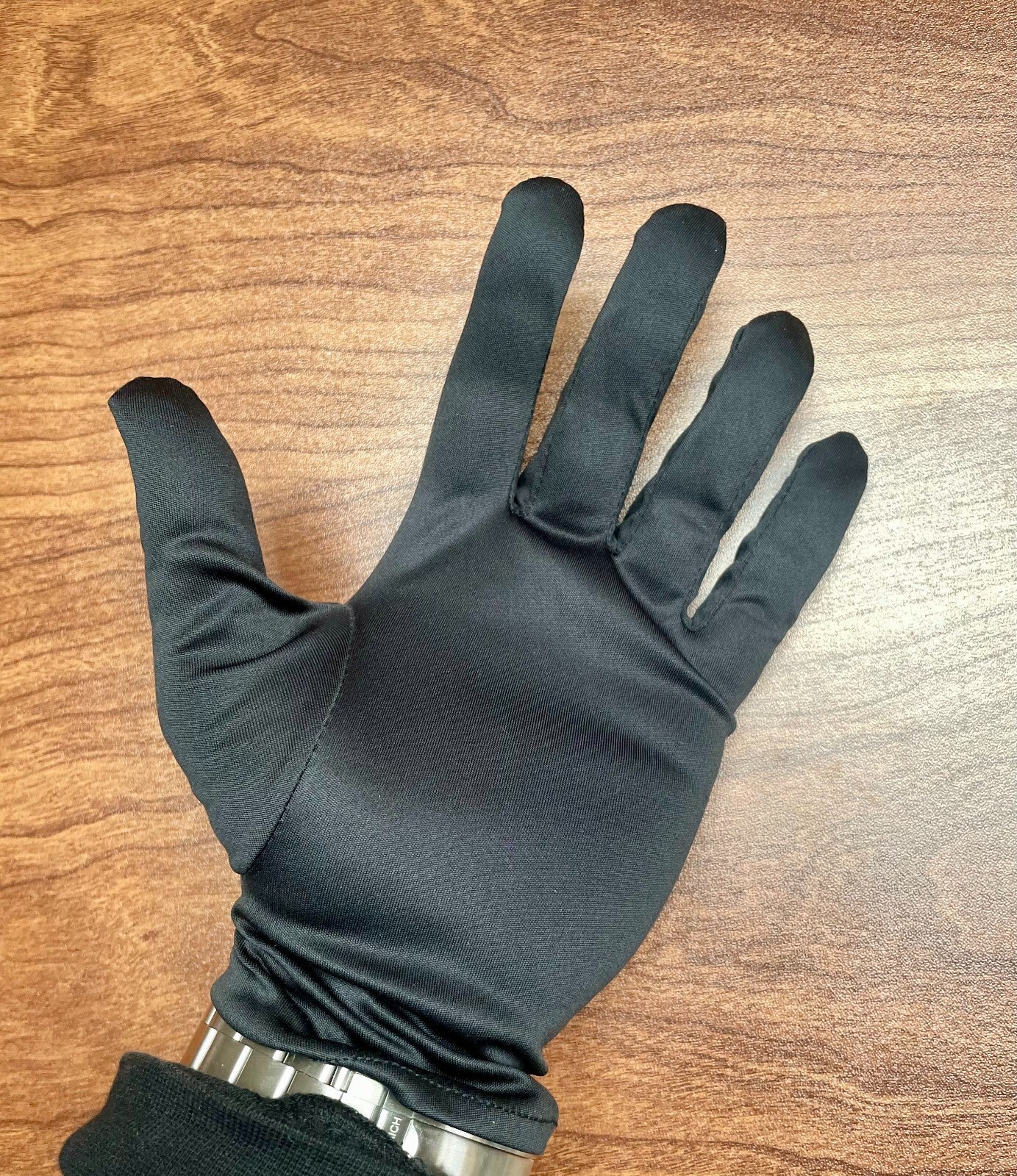 NEW WL Black Watch Polishing Micro Cleaning Soft Cloth Gloves Extra Small XS