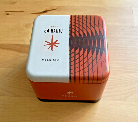 Genuine Fossil Tin Watch Storage Box + Manual