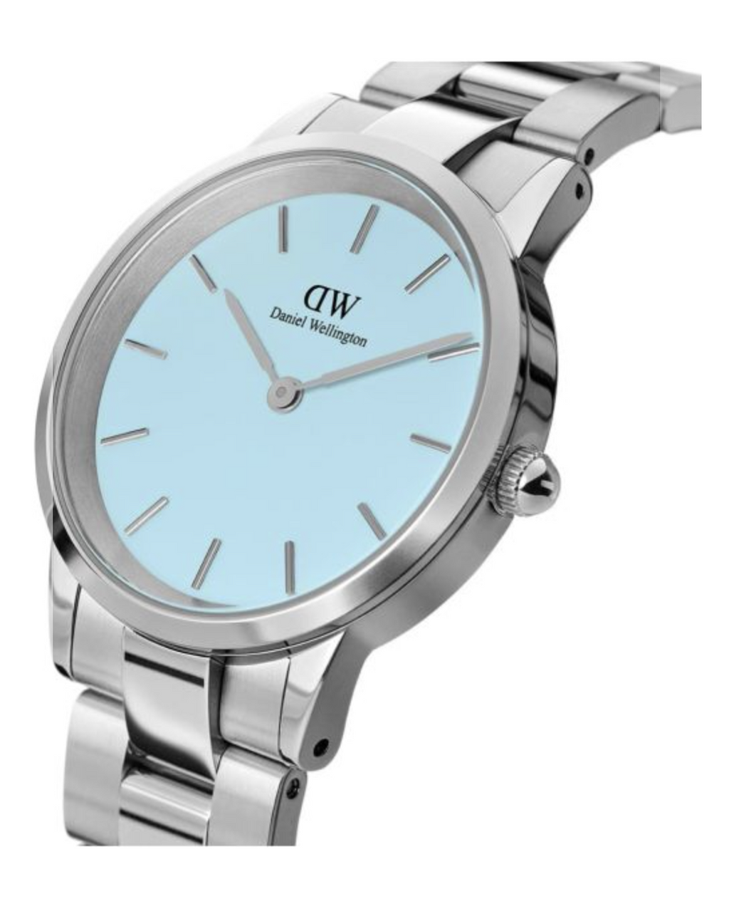 Daniel Wellington Iconic Link Womens Silver Watch DW00100540