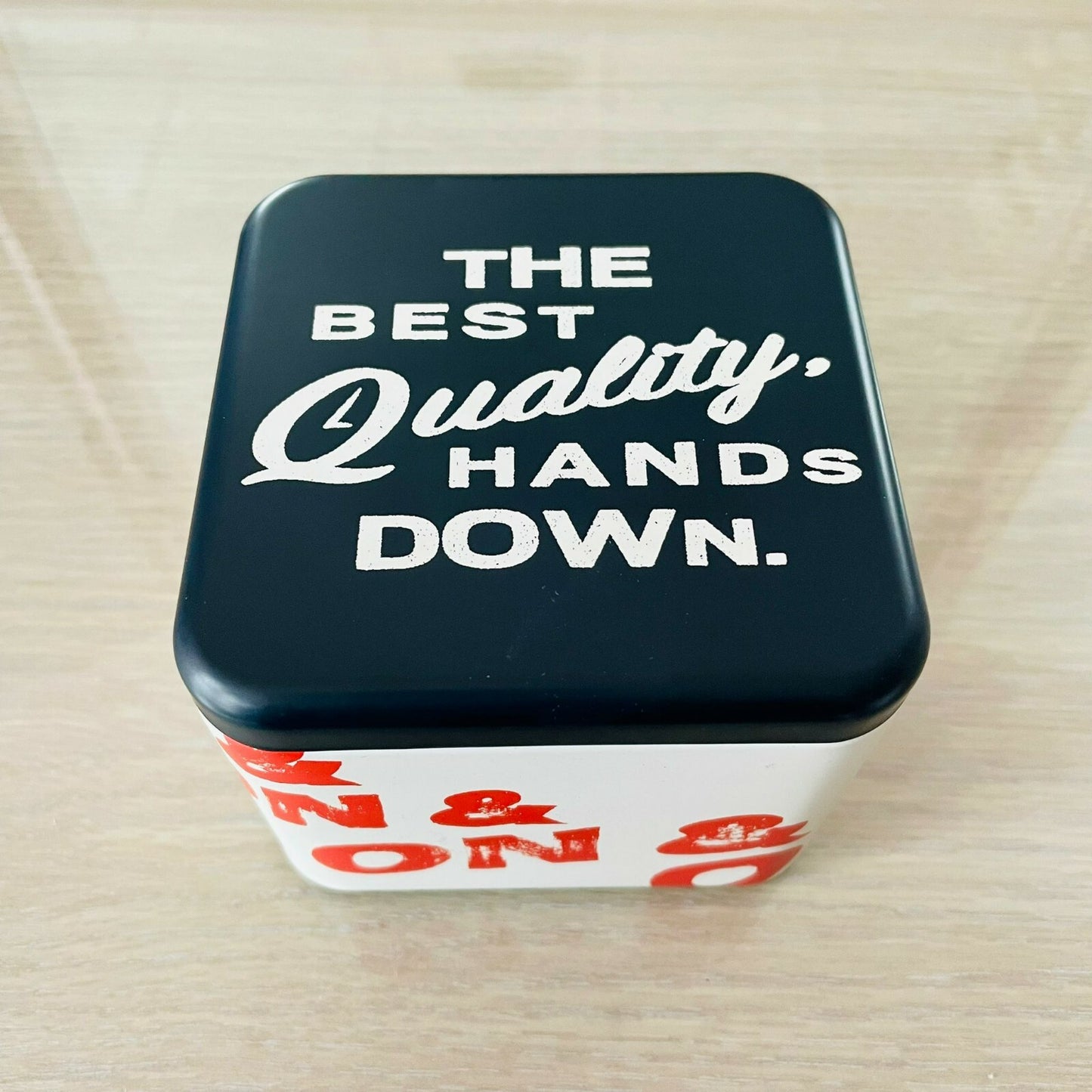 Genuine Fossil Tin Watch Storage Box + Manual