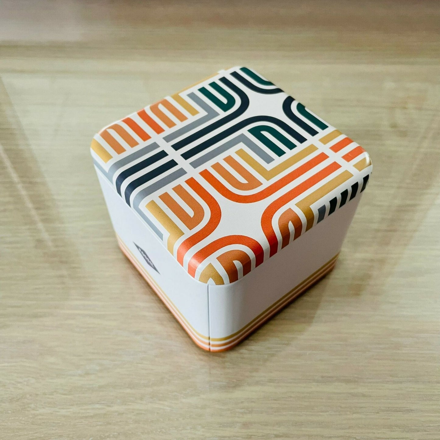 Genuine Fossil Tin Watch Storage Box + Manual Retro Design