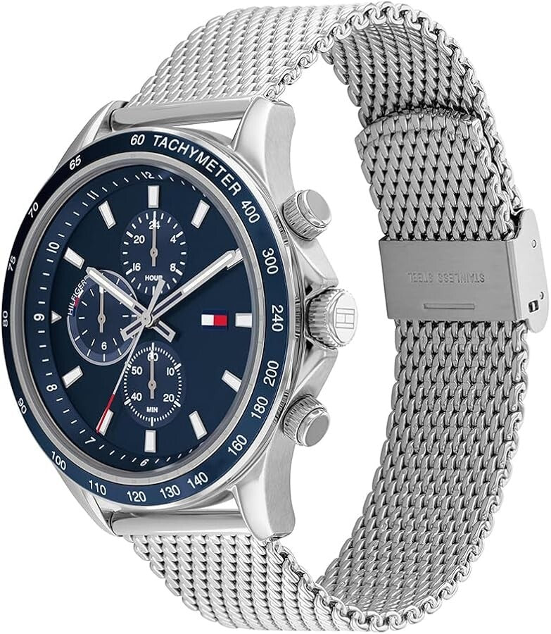 Reloj analógico clásico Tommy Hilfiger Miles de acero inoxidable 1792018