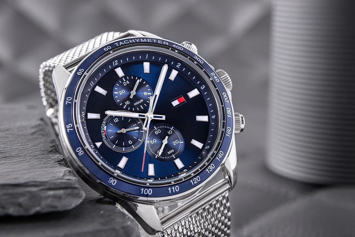Reloj analógico clásico Tommy Hilfiger Miles de acero inoxidable 1792018