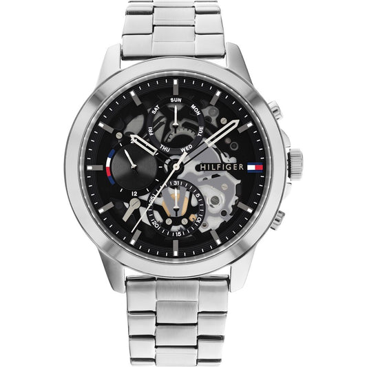 Tommy Hilfiger Watch Men's Silver Skeleton 1710477