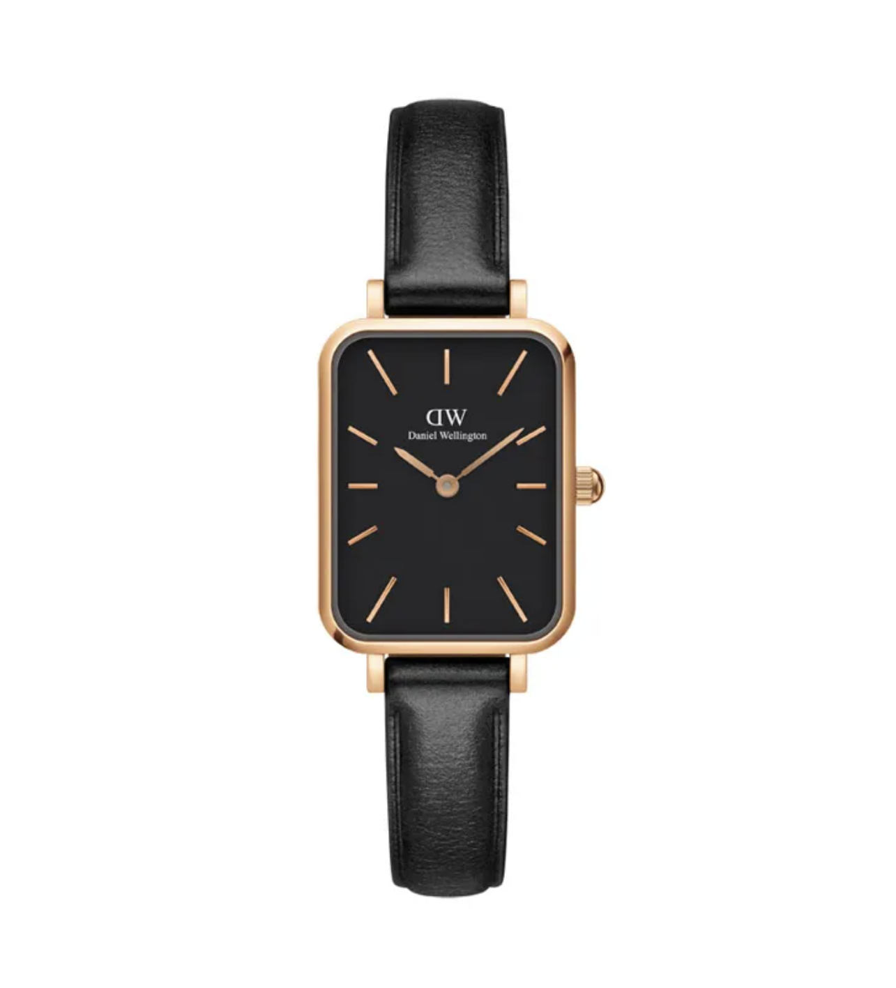 Daniel Wellington Quadro Pressed Sheffield Rose Gold Black DW00100435