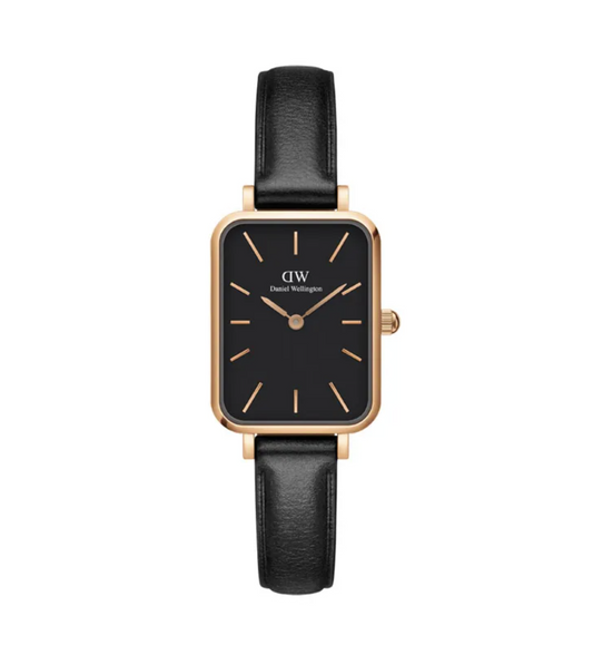 Daniel Wellington Quadro Pressed Sheffield Oro Rosa Negro DW00100435