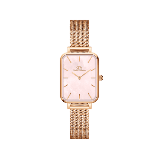 Daniel Wellington Quadro Watch Pink Stainless Steel DW00100510