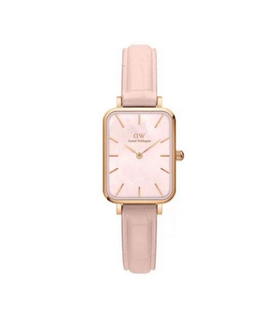 Daniel Wellington Quadro Pressed Pink Watch DW00100508