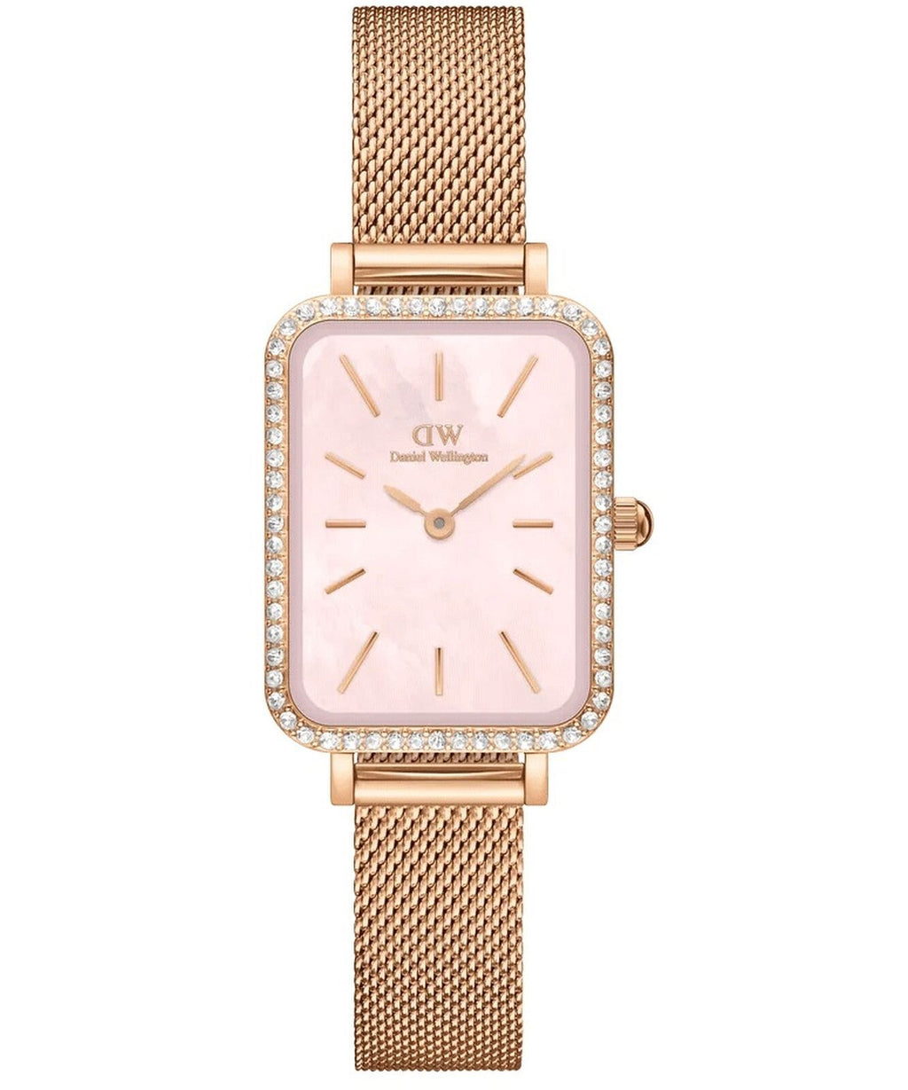 Daniel Wellington Quadro Womens Pink Watch DW00100669