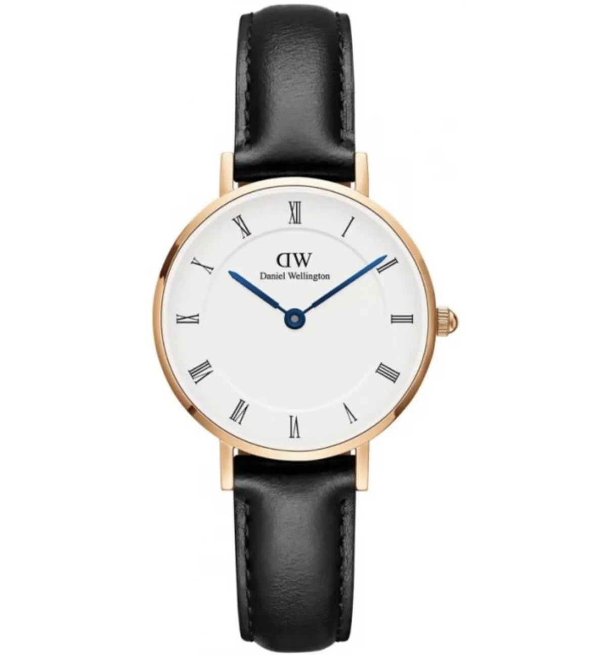 Reloj Daniel Wellington DW00100683 con números romanos pequeños, modelo Sheffield, en oro rosa.