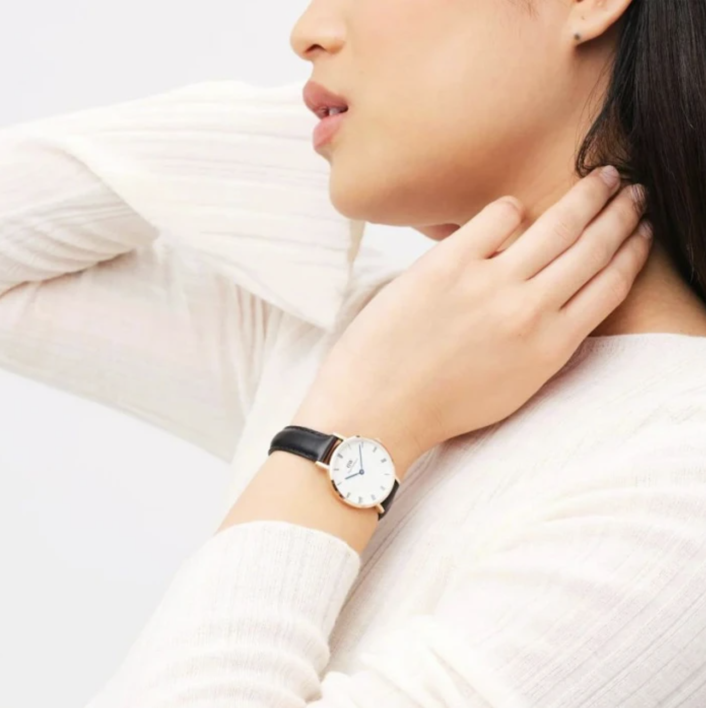 Daniel Wellington DW00100683 Petite Roman Numerals Sheffield Rose Gold Watch