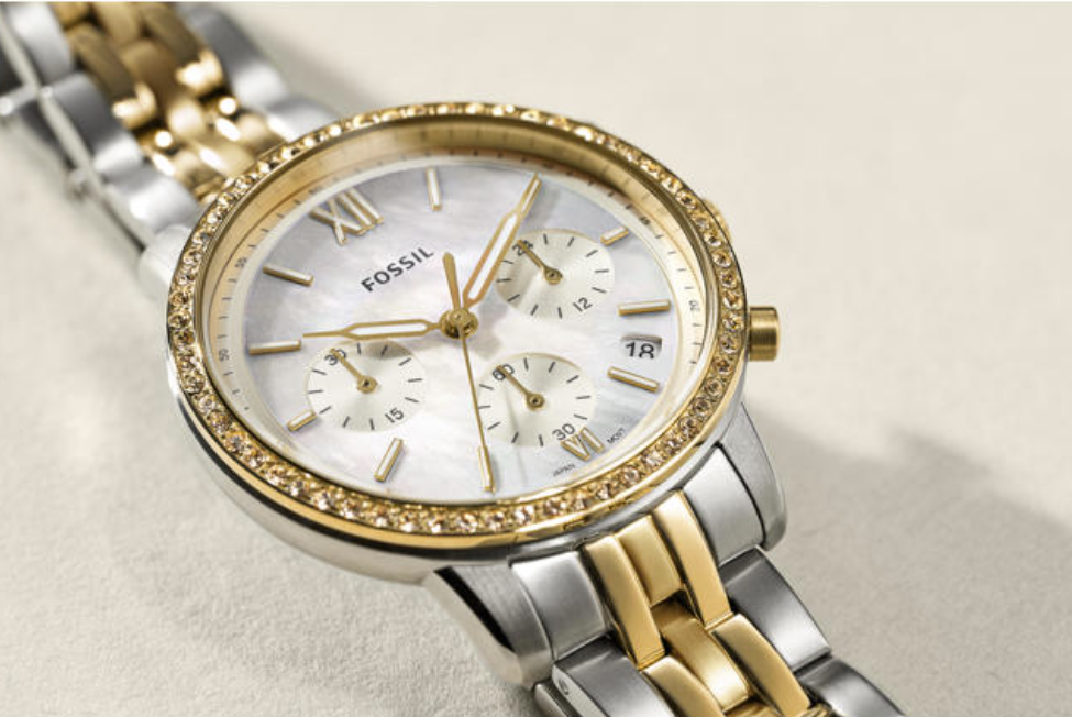 Fossil Neutra ES5216 Chronograph Two-Tone Stainless Steel Watch