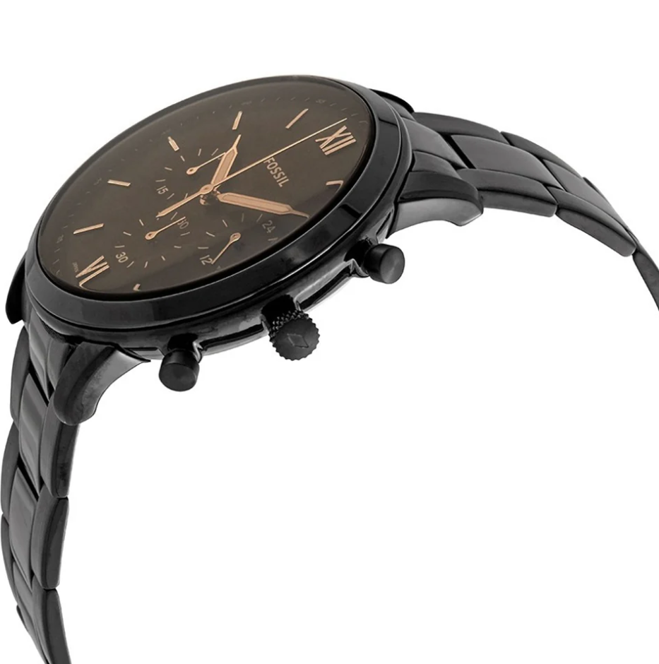 Reloj Fossil Neutra FS5525 de acero inoxidable negro