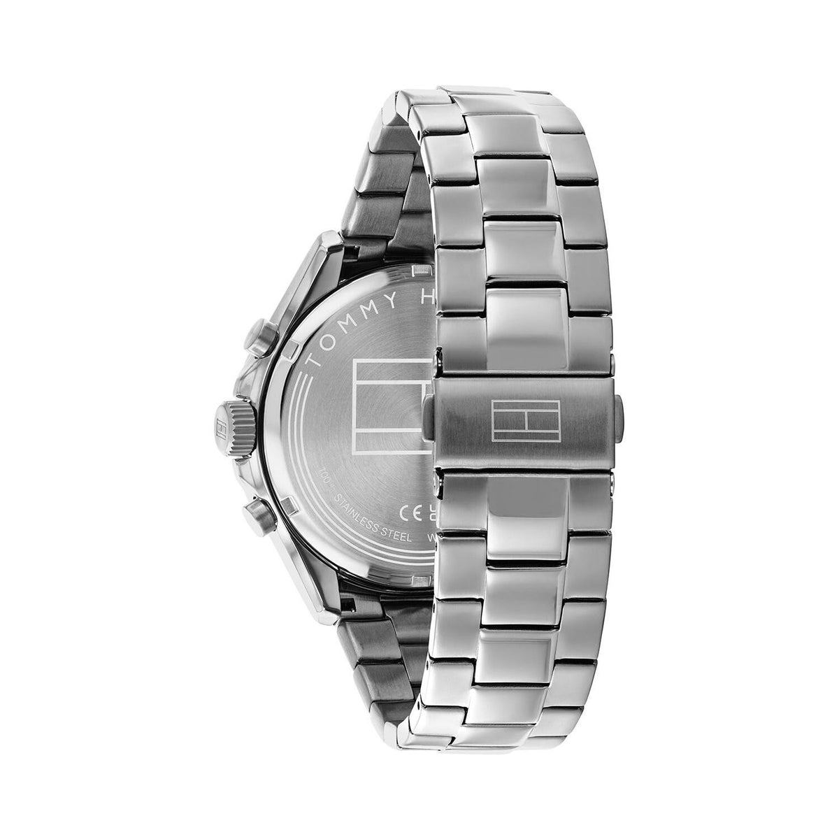 Reloj Tommy Hilfiger 1792007 para hombre, modelo Axel, 44 mm, esfera azul, con brazalete.