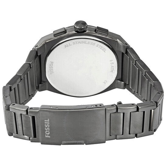 Reloj cronógrafo Fossil FS5830 Everett Smoke de acero inoxidable