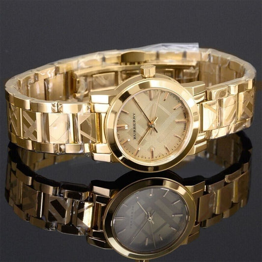 Reloj Burberry The City para mujer, pequeño, dorado, BU9234