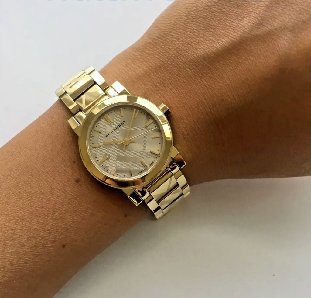 Burberry The City Watch Womens Petite Gold BU9234