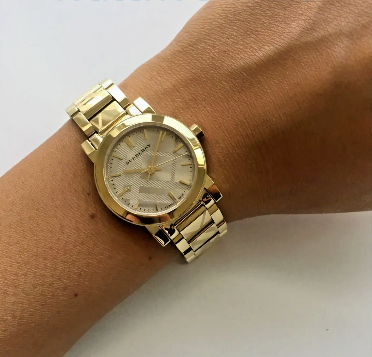 Burberry The City Watch Womens Petite Gold BU9234
