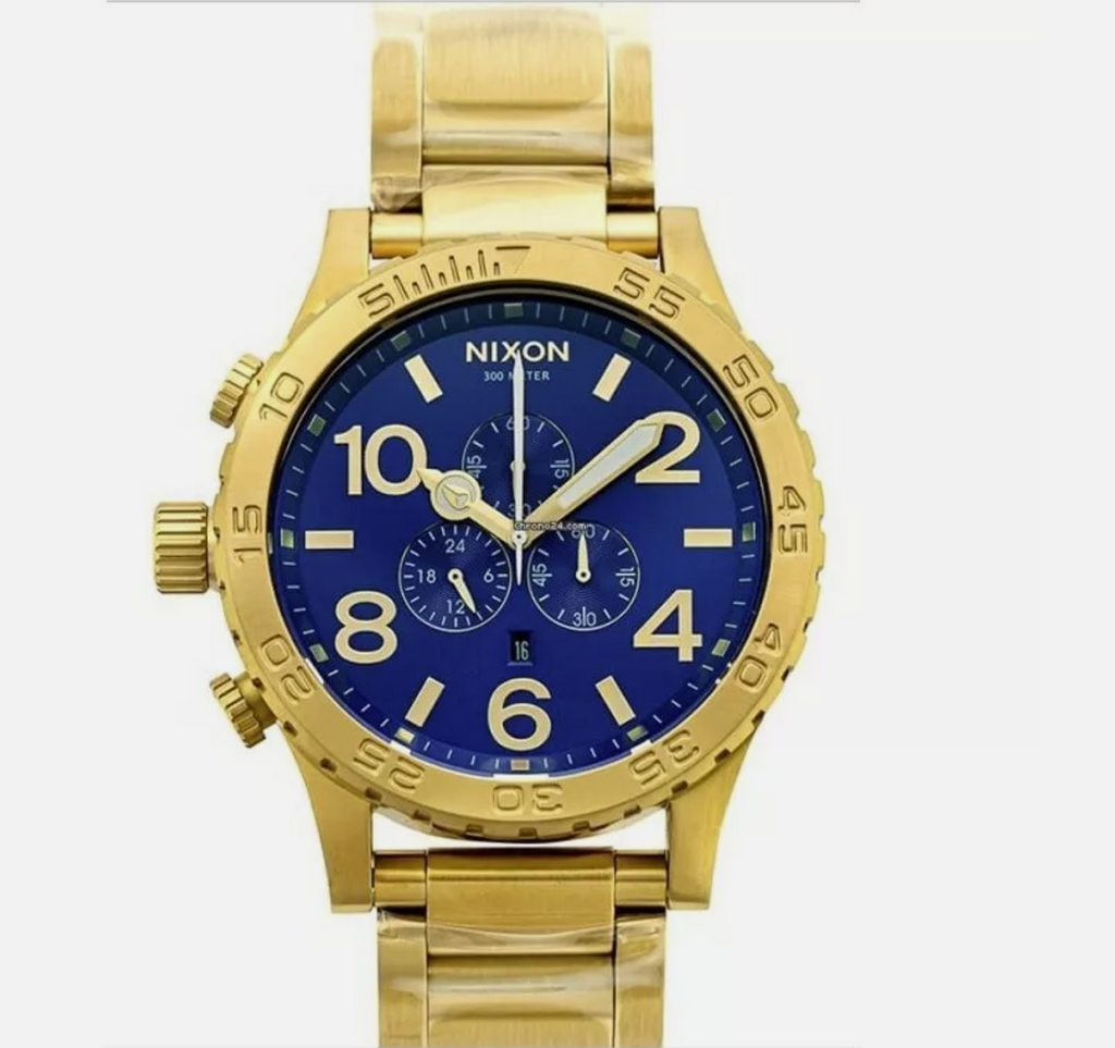 Reloj cronógrafo Nixon Gold Royal Sunray 51-30 A083-2735