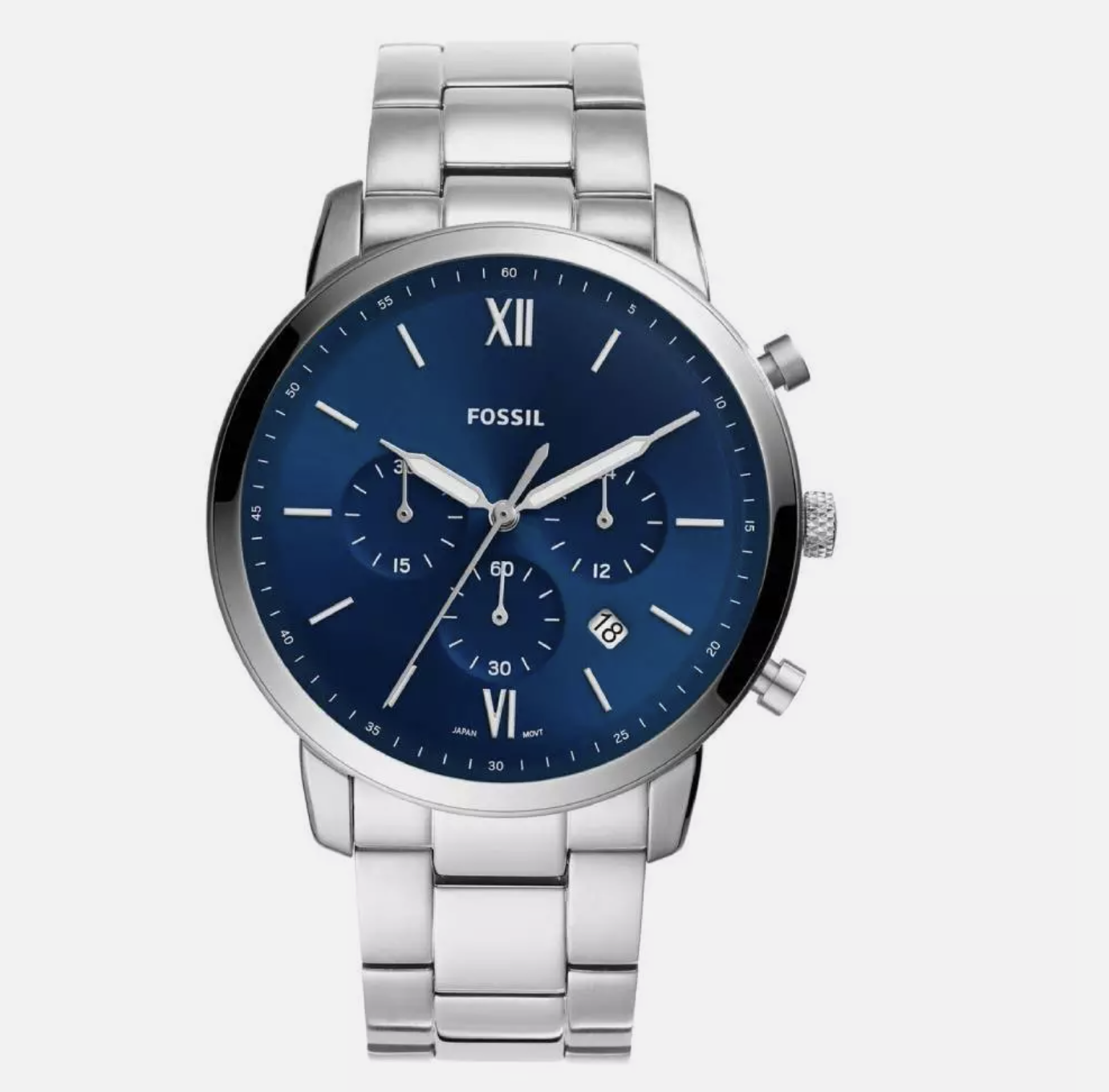 Reloj Fossil Neutra Cronógrafo de Acero Inoxidable FS5792