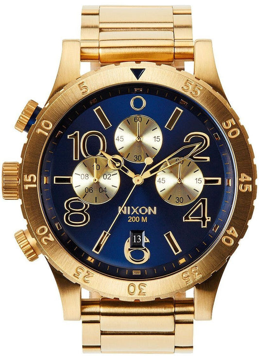Nixon 48-20 CHRONO Men's Chrono Gold Watch A486-1922