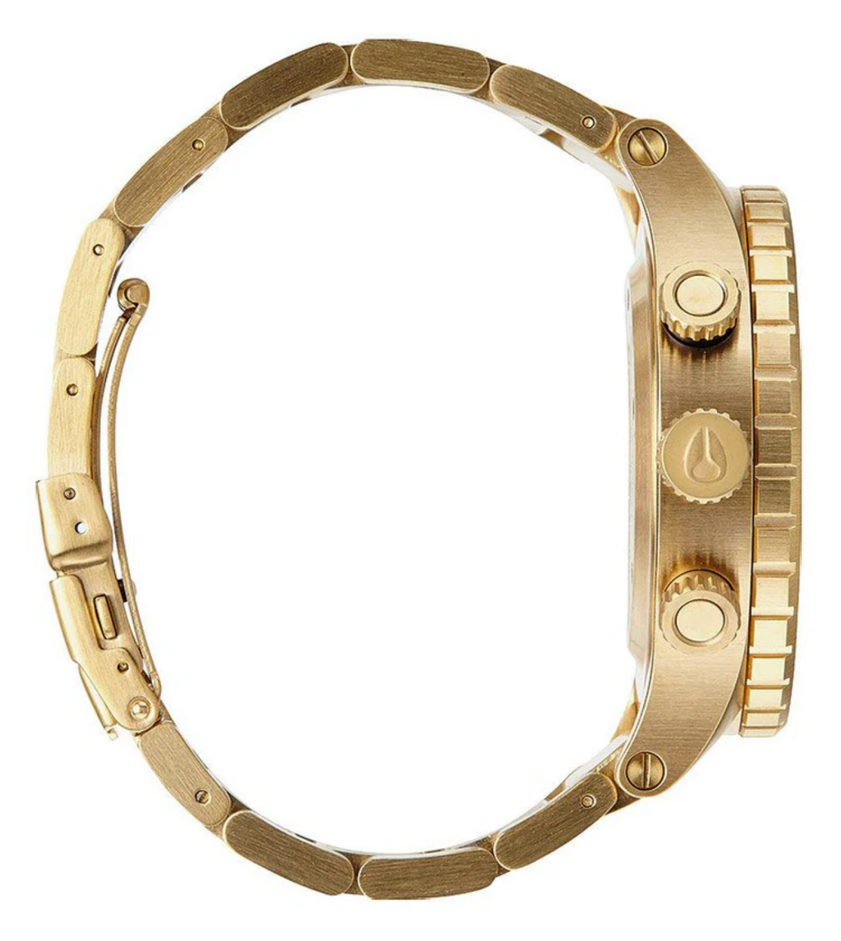 Reloj cronógrafo Nixon 48-20 para hombre, dorado, A486-1922