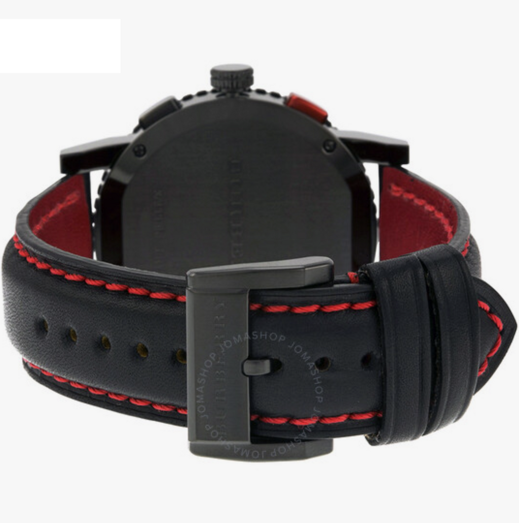 Reloj Burberry The City Chronograph para hombre, esfera negra, BU9803