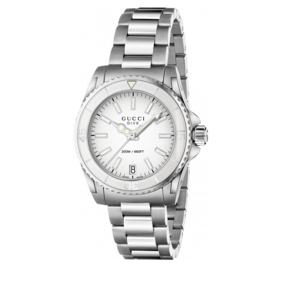 Reloj de buceo Gucci para mujer Which Dial, tamaño mediano YA136402