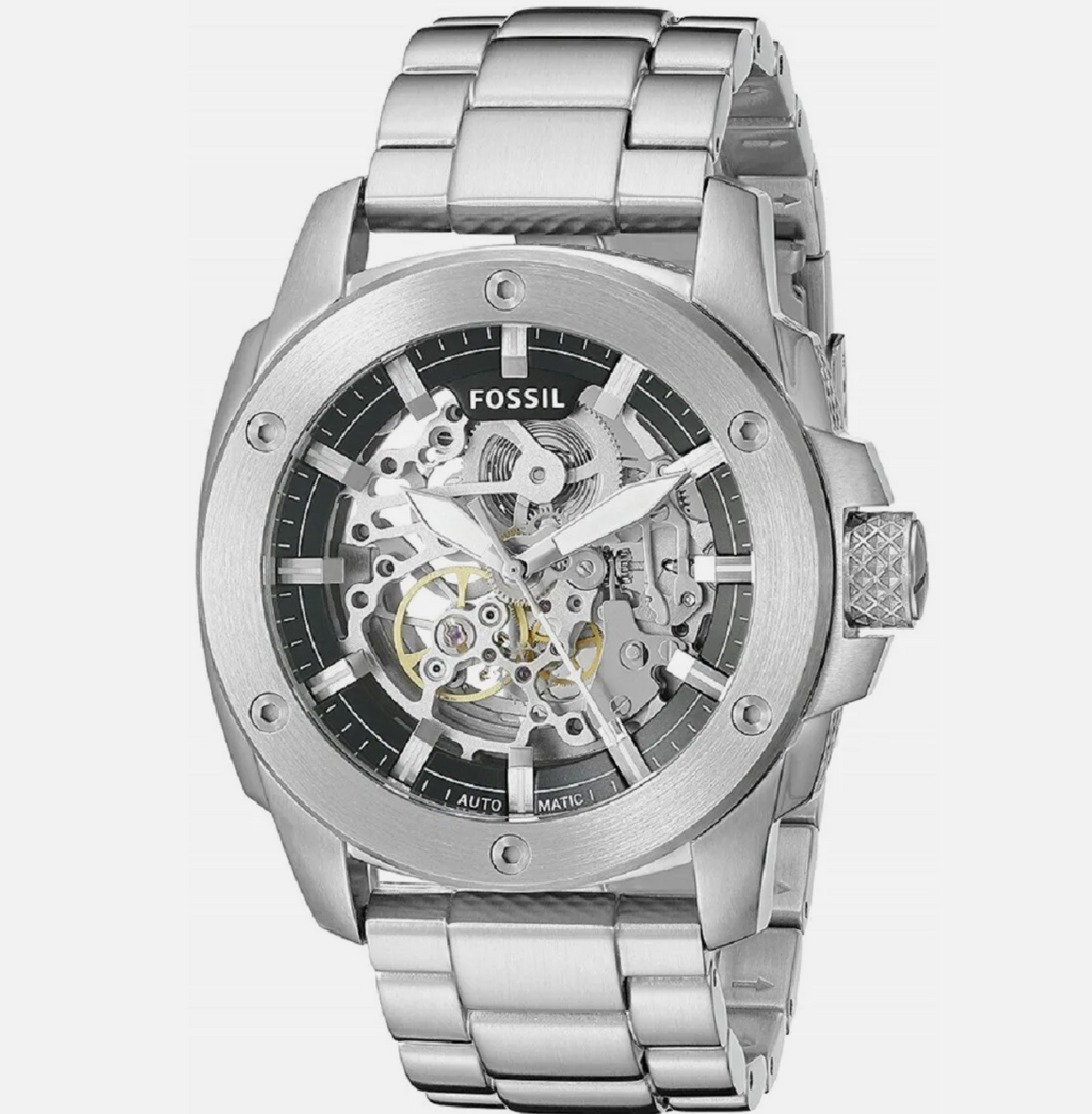Reloj automático Fossil ME3081 para hombre, estilo moderno, de acero