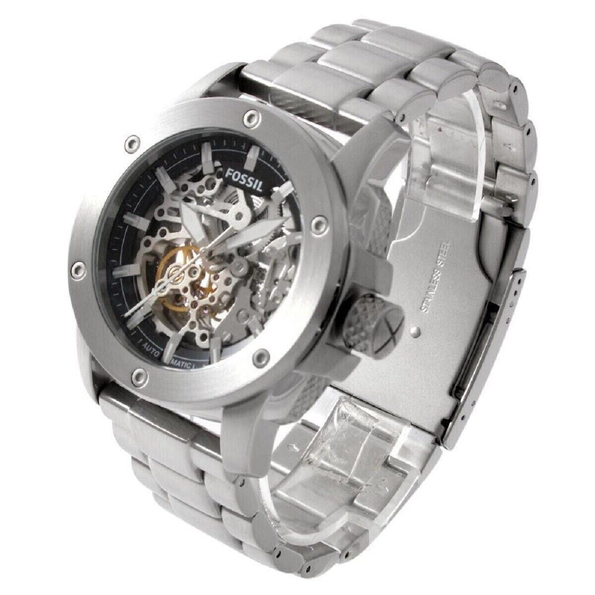 Me3081 Fossil ME3081 Mens Modern Machine Automatic Steel Watch – Watcheslimited