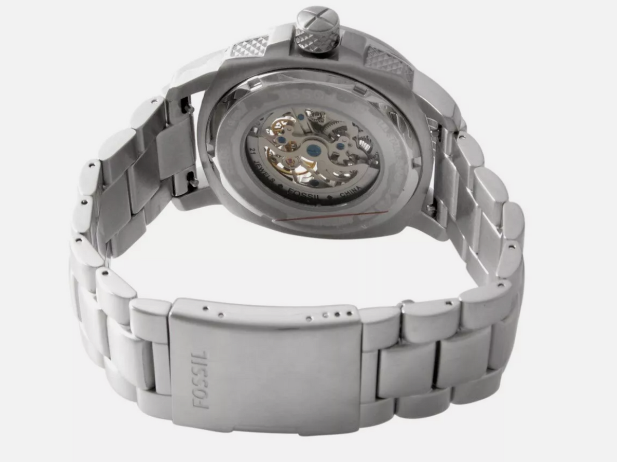 Reloj automático Fossil ME3081 para hombre, estilo moderno, de acero