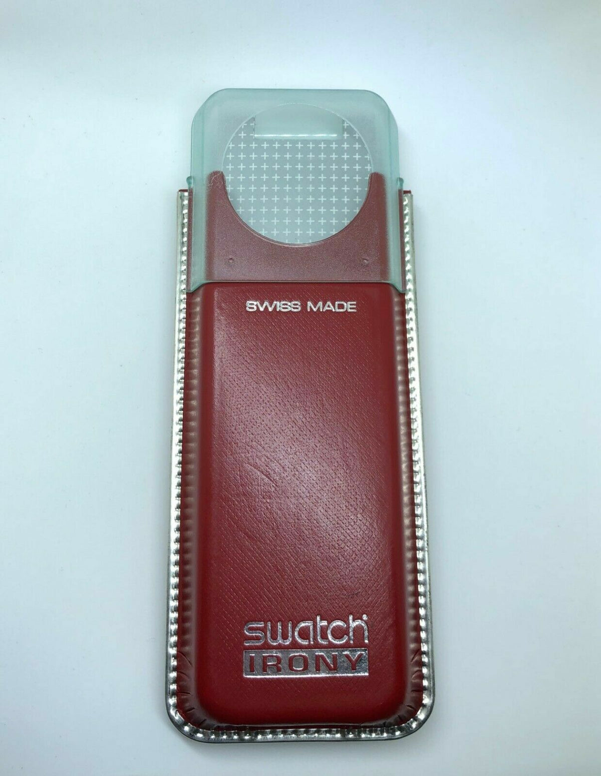 Estuche original Swatch Irony rojo vintage para reloj + Envío rápido