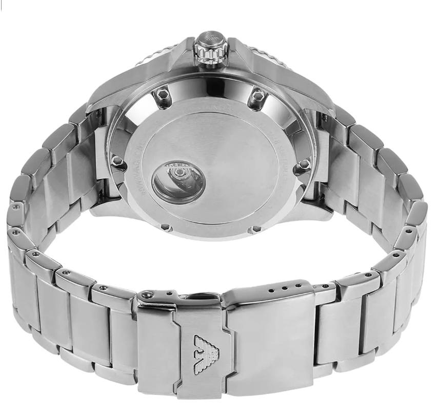 Mens Emporio Armani Automatic Stainless Steel Watch AR60061