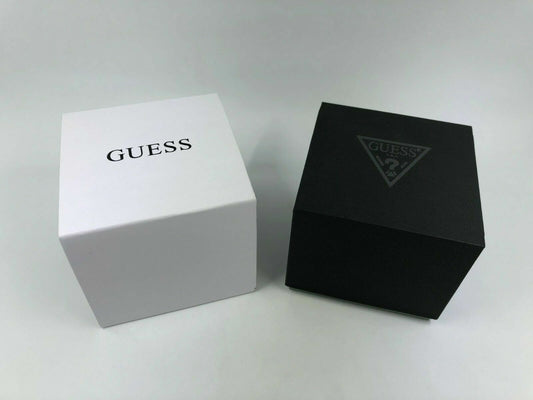 Caja de almacenamiento compacta para relojes Guess original nueva + cojín interior + envío rápido