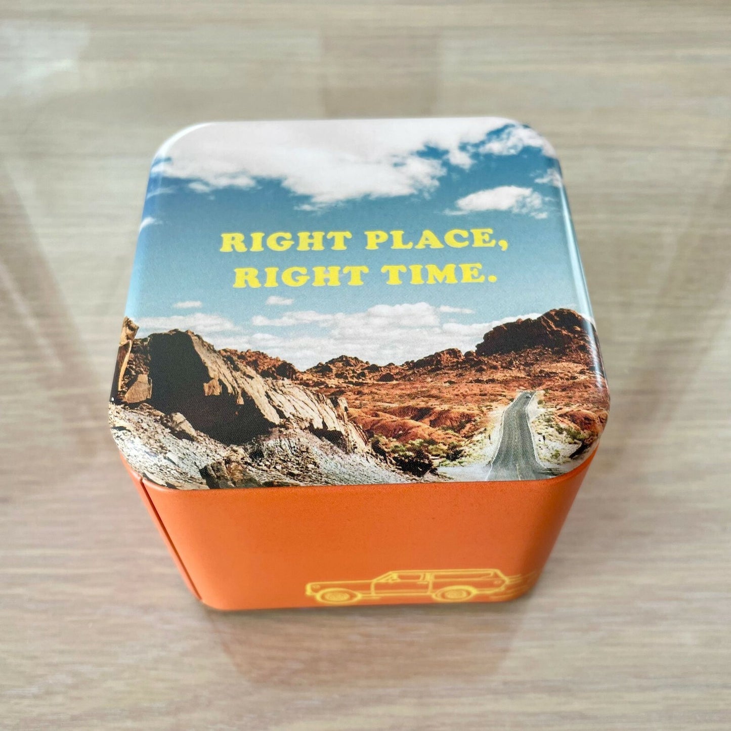 Genuine Fossil Tin Watch Storage Box + Manual