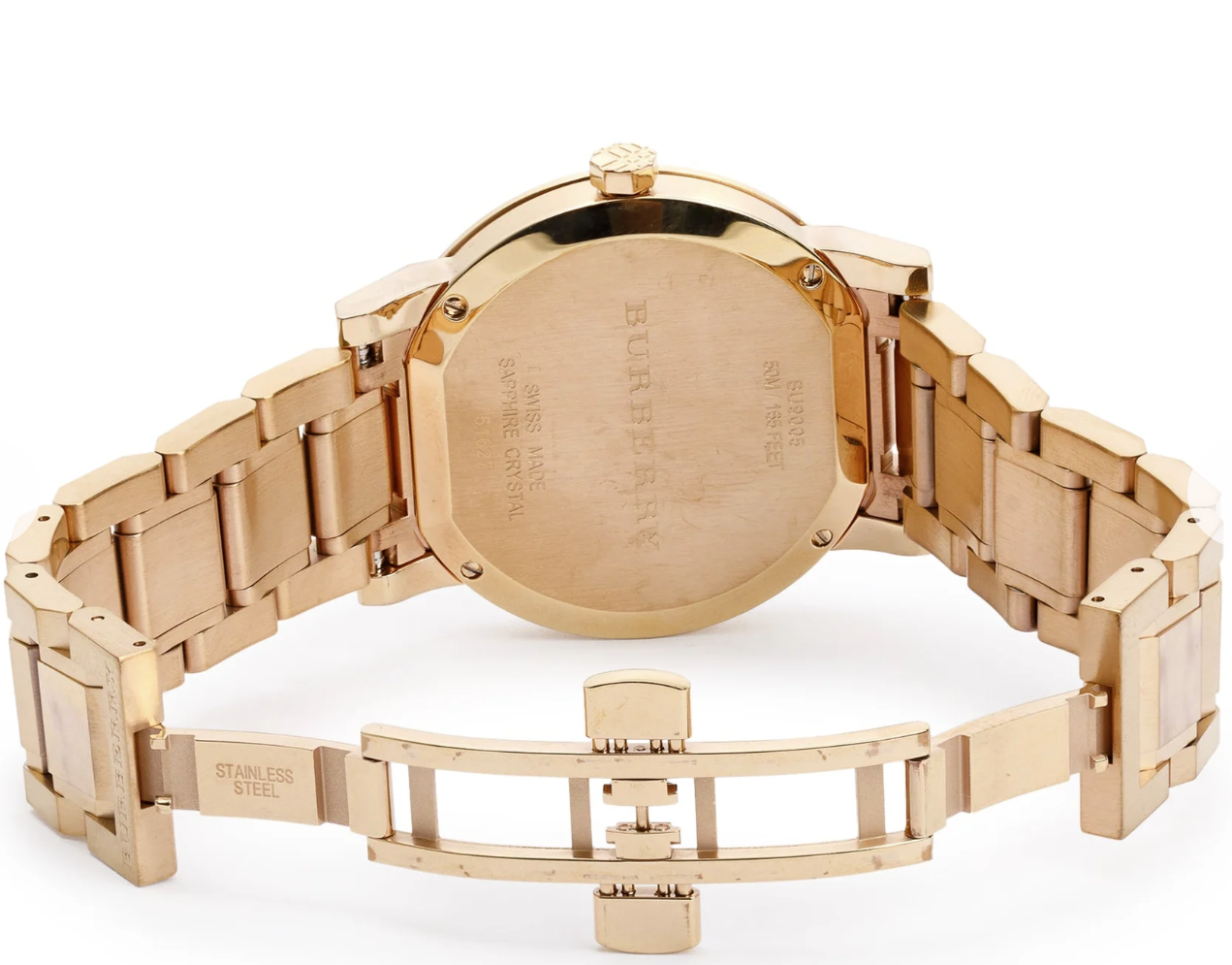Burberry Unisex Watch The City Rose Gold 38mm BU9005