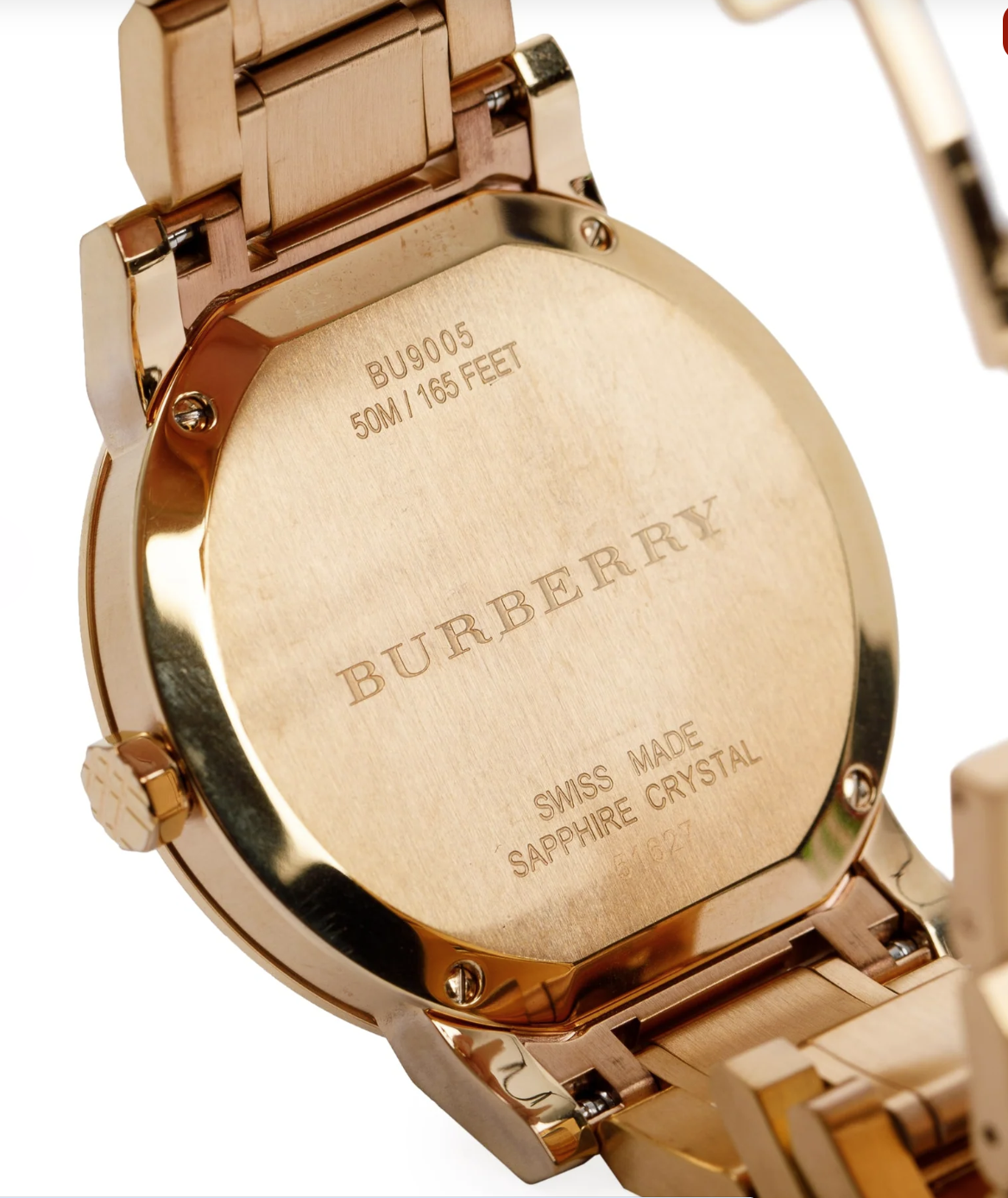 Burberry Unisex Watch The City Rose Gold 38mm BU9005
