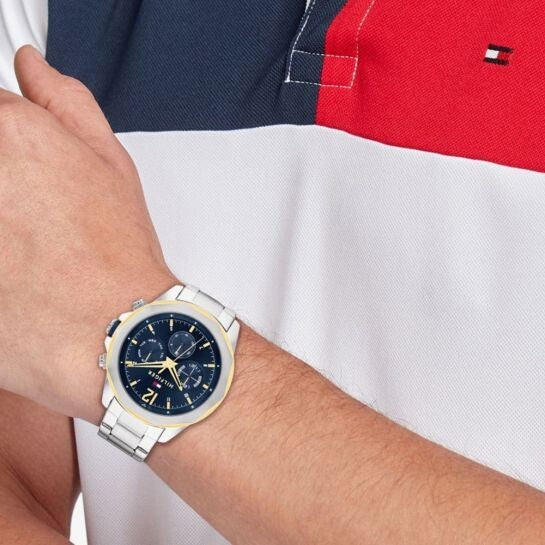 Tommy Hilfiger Mens Two Layered Case Watch 1792059