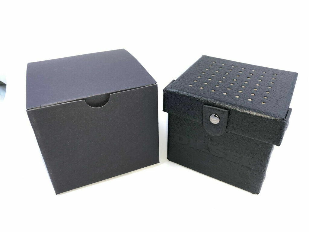 Diesel Black Compact Watch Storage Box