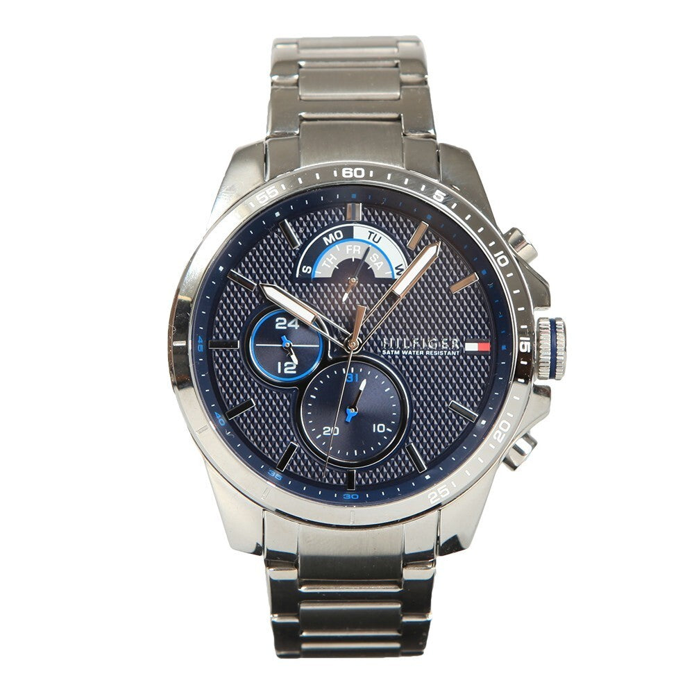 Authentic Tommy Hilfiger Decker Blue Dial Bracelet Watch 1791348