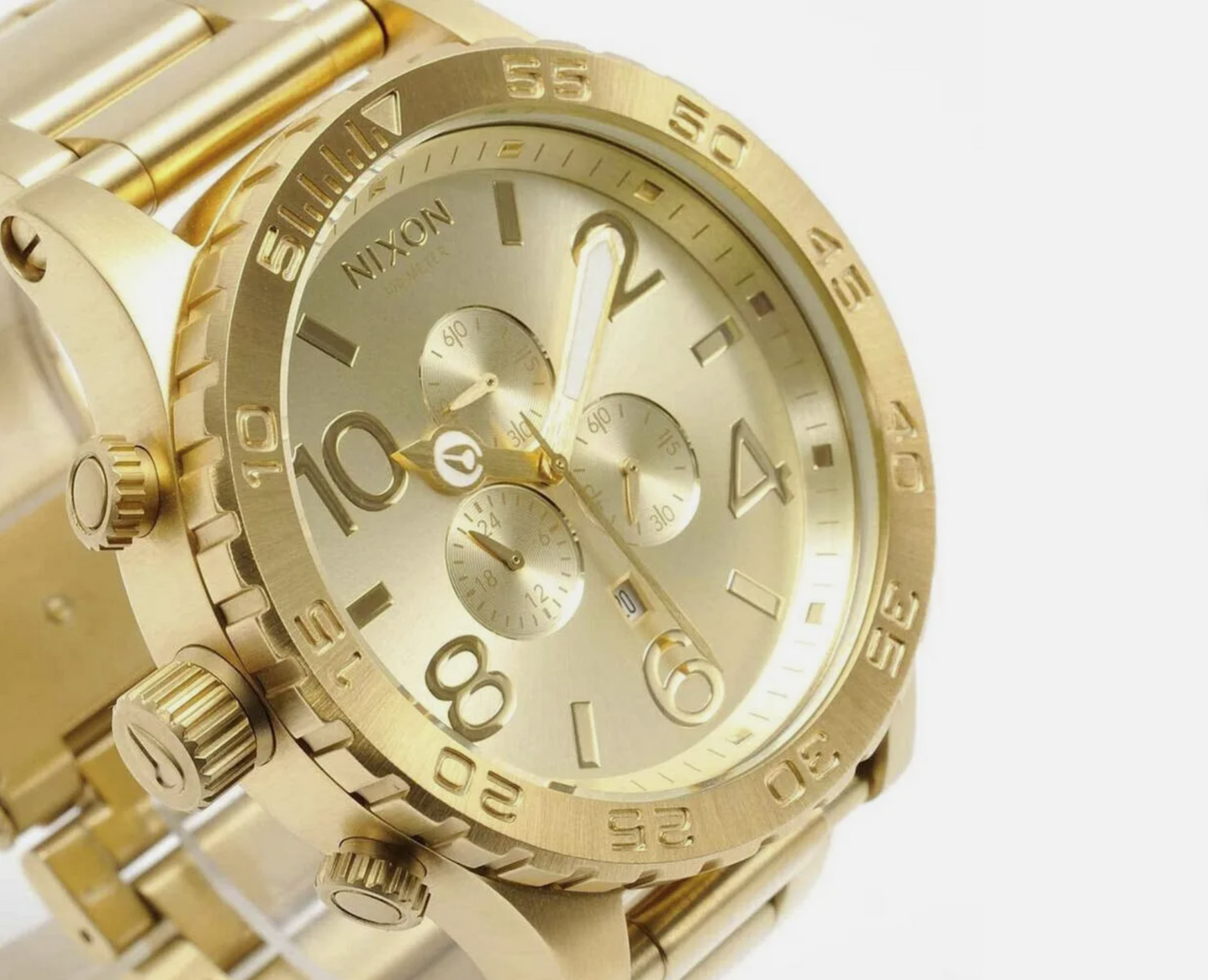 Reloj Nixon 51-30 para hombre, todo oro, A083-502