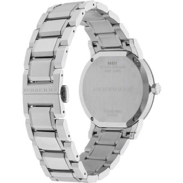 Authentic Burberry Unisex Check Stamped The City Watch BU9000