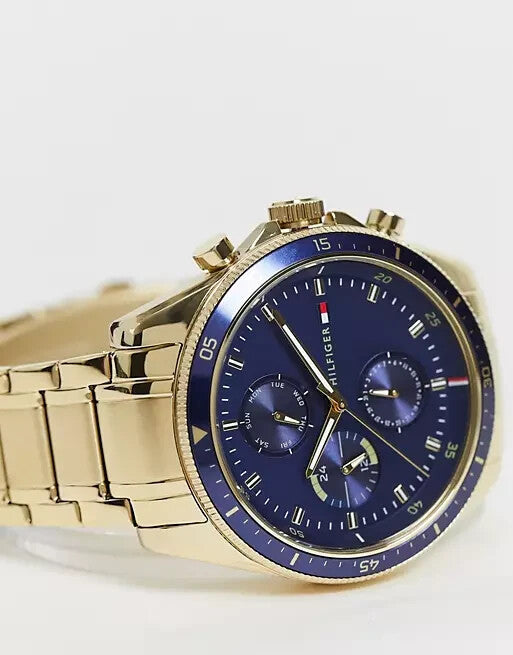 Reloj de pulsera cronógrafo Parker Gold para hombre, nuevo y auténtico, modelo 1791834