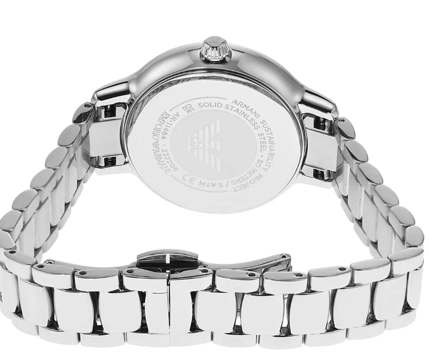 Emporio Armani Mother Of Pearl Dial Womens Cleo Watch AR11484