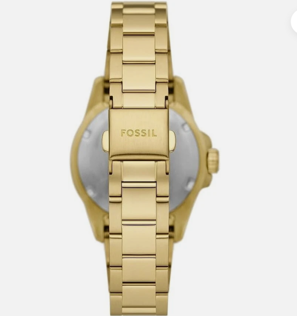 Fossil ES5350 Blue Gold Plated Bracelet Watch